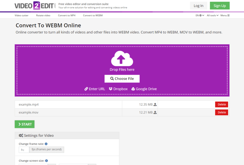 Convert To WEBM Online - Free video conversion tool